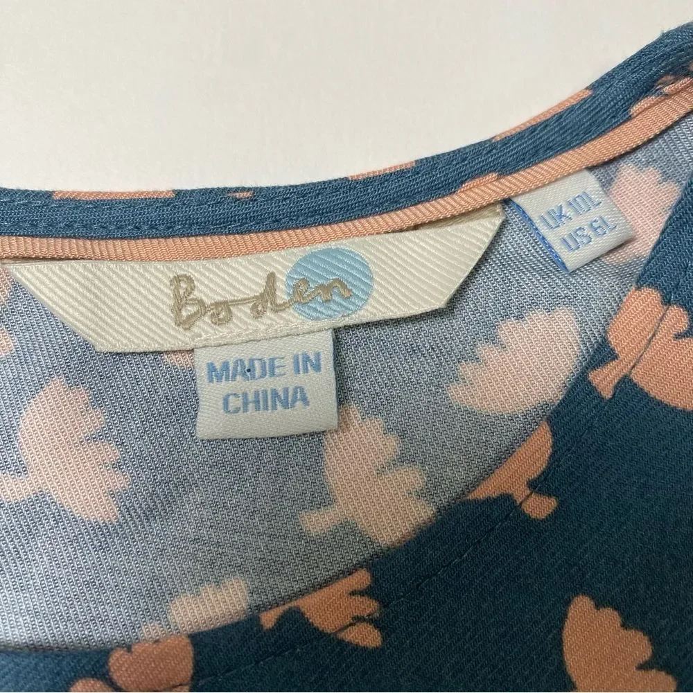 Boden blue peach